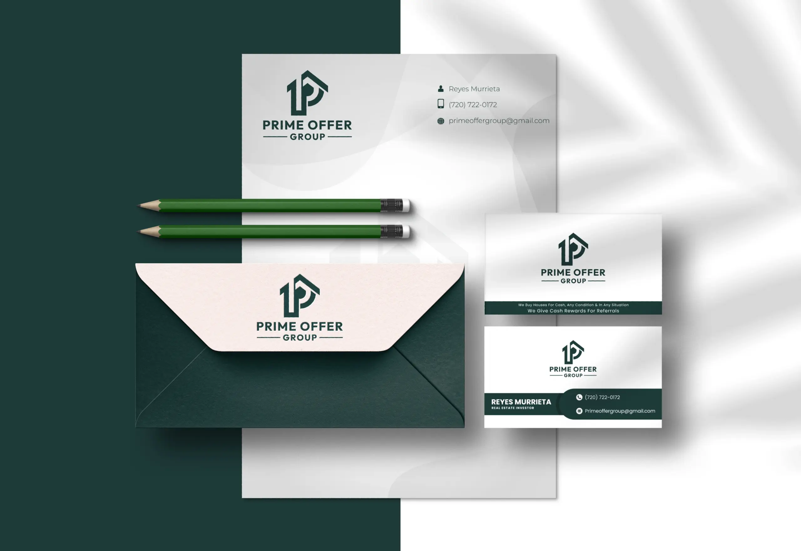 Prime Offer Group – Stationery Design